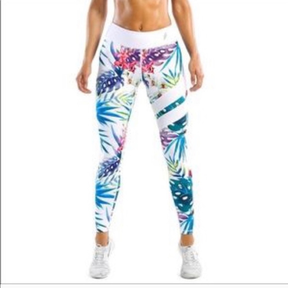 Do You Even Floral leggings - S